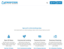 Tablet Screenshot of frontier-ok.com